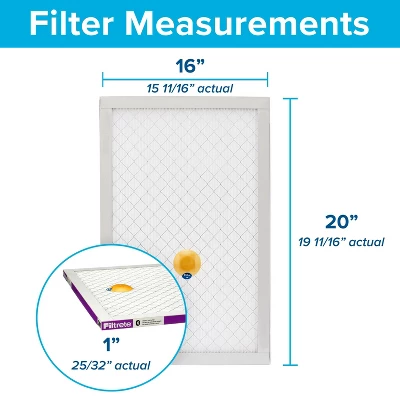 Filtrete 16x20x1 Smart Air Filter Allergen Bacteria And Virus 1500 MPR: MERV 12 Electrostatic Furnace Filter 2 Filtrete 16x20x1 Smart Air Filter Allergen Bacteria And Virus 1500 MPR: MERV 12 Electrostatic Furnace Filter - Image 2