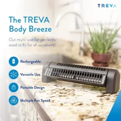 TREVA Body Breeze Fan Rechargeable Personal Fan With Wide Cooling Reach, Multi Speed Adjustable And Portable -Lasko Sale Store GUEST 018f6d16 d651 49ce 80a5 5385e84b8bfd