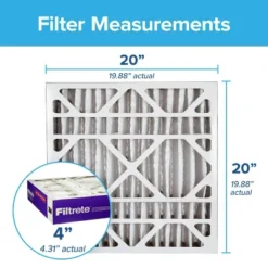 Filtrete 20" X 20" X 4" Allergen Bacteria And Virus Deep Pleat Air Filter 1550 MPR: MERV 12, Electrostatic, 12-Month Use -Lasko Sale Store GUEST 04e9d30d 73a0 4115 b693 4d1fa2fa0a13