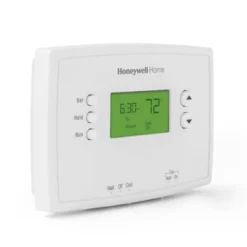 Honeywell Home 5-2 Day Programmable Low Volt Thermostat: White, Plastic, 1 Year Warranty, AA Battery Required