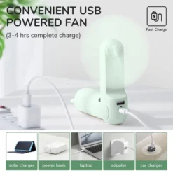 JISULIFE Handheld Mini Fan, 3-in-1 Hand Fan And Portable USB Rechargeable Pocket Fan -Lasko Sale Store GUEST 05dc5047 5df6 4219 b6fe 750f5db62c78