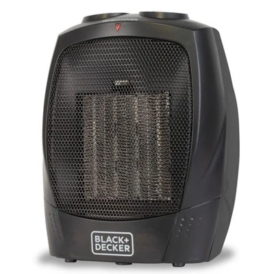 Black & Decker BLACK+DECKER Personal Ceramic Indoor Heater Black 1 Black & Decker BLACK+DECKER Personal Ceramic Indoor Heater Black