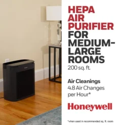 Honeywell Power Plus HEPA Air Purifier For Medium And Large Rooms Black: 4 Settings, 100-300 Sq. Ft., AHAM & Energy Star Certified 17 Honeywell Power Plus HEPA Air Purifier For Medium And Large Rooms Black: 4 Settings, 100-300 Sq. Ft., AHAM & Energy Star Certified -Lasko Sale Store GUEST 0c511f09 2db5 49d6 b9a5 a7848527be6f