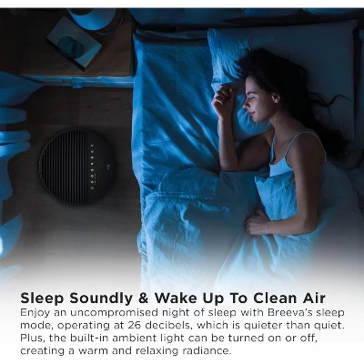 TCL Breeva A3 Smart Air Purifier, Up To 1230 Sq. Ft., 5-Stage Filtration System, True HEPA (H13) Black, A315B 4 TCL Breeva A3 Smart Air Purifier, Up To 1230 Sq. Ft., 5-Stage Filtration System, True HEPA (H13) Black, A315B - Image 4