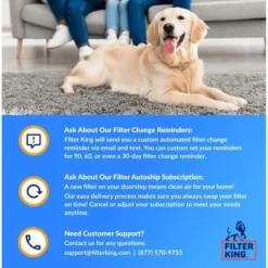 Filter King 19.5x19.5x1 Air Filter | 4-PACK | MERV 8 HVAC Pleated A/C Furnace Filters | MADE IN USA | Actual Size: 19.5 X 19.5 X .75" 7 Filter King 19.5x19.5x1 Air Filter | 4-PACK | MERV 8 HVAC Pleated A/C Furnace Filters | MADE IN USA | Actual Size: 19.5 X 19.5 X .75" -Lasko Sale Store GUEST 0d30a072 3f6a 4b99 82cc 47639225d087 3