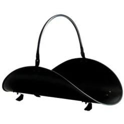 Panacea Black Matte Steel Log Rack Model No. 15218