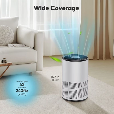JIONJOY H13 HEPA Air Purifier Pro - 1200 Sq Ft Coverage, 99.97% Allergen Removal With PM2.5 Sensor, Ultra Quiet For Bedroom & Large Rooms 2 JIONJOY H13 HEPA Air Purifier Pro - 1200 Sq Ft Coverage, 99.97% Allergen Removal With PM2.5 Sensor, Ultra Quiet For Bedroom & Large Rooms - Image 2