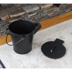 ACHLA Designs 13" Versatile Round Steel Ash Bucket & Cover Black 7 ACHLA Designs 13" Versatile Round Steel Ash Bucket & Cover Black -Lasko Sale Store GUEST 0de0583d ba41 40a2 8a84 f697a7d2b4d9