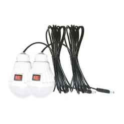 Airbro™ FSA-12 12-In. Rechargeable AC/DC Fan With Solar Charging In White