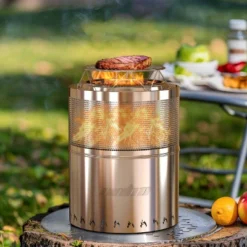 Artloge Stove Bonfire Outdoor Fire Pit Stainless Steel: Smokeless & Portable,Portable Fire Pit For Camping,Outdoor Use Wood Or Burning Bonfire