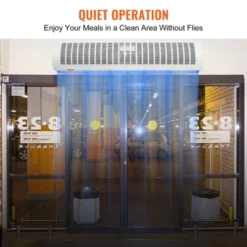 VEVOR 48" Commercial Indoor Air Curtain Super Power 2 Speeds 1650CFM, Wall Mounted Air Curtains For Doors, Indoor Over Door Fan, White -Lasko Sale Store GUEST 16252f4c 0e58 4400 9695 f6933704a6ed