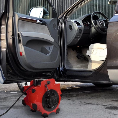 Blower Fan, 3 Speed Heavy-Duty Floor And Carpet Dryer, Overload Protection Powerful, Air Circulation, For Basements Cars Garages 4 Blower Fan, 3 Speed Heavy-Duty Floor And Carpet Dryer, Overload Protection Powerful, Air Circulation, For Basements Cars Garages - Image 4