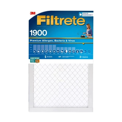 Filtrete 2pk 1900 Ultimate Allergens, Bacteria And Virus 20X30: Electrostatic Furnace Filter, MERV 13, 20x30x1, 2 Count 9 Filtrete 2pk 1900 Ultimate Allergens, Bacteria And Virus 20X30: Electrostatic Furnace Filter, MERV 13, 20x30x1, 2 Count - Image 9