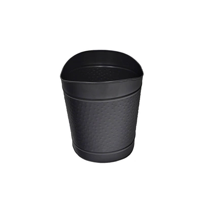 Achla Designs 23" Oval Wood Bin Fireplace Log Holder Black 3 Achla Designs 23" Oval Wood Bin Fireplace Log Holder Black - Image 3