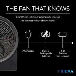 TREVA 10in Multipower Rechargable Fan -Lasko Sale Store GUEST 1b05b251 bf9e 4103 a06f 2e8a5ee11bac