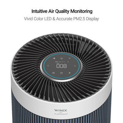 Winix T830 Large Room Air Purifier All-in-One With PlasmaWave Tech: 300-500 Sq. Ft., 4 Settings, AHAM & CARB Certified 5 Winix T830 Large Room Air Purifier All-in-One With PlasmaWave Tech: 300-500 Sq. Ft., 4 Settings, AHAM & CARB Certified - Image 5