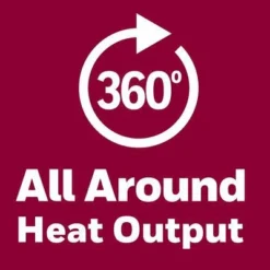 Honeywell HHF360B 1500W 360˚ Surround Indoor Heater Black: Portable Space Heater For Bedroom, ETL Listed, Fan Driven -Lasko Sale Store GUEST 1d44267b 87b7 4070 861d f7bf7a553533