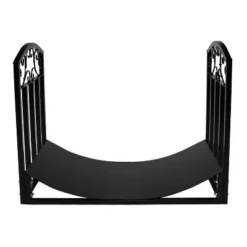 Sunnydaze Decor Sunnydaze Indoor/Outdoor Heavy-Duty Powder-Coated Steel Fire Pit Or Fireplace Firewood Log Rack Holder - 2' - Black -Lasko Sale Store GUEST 1f6ab0b4 b076 4cc8 910a 4d1ee437931f