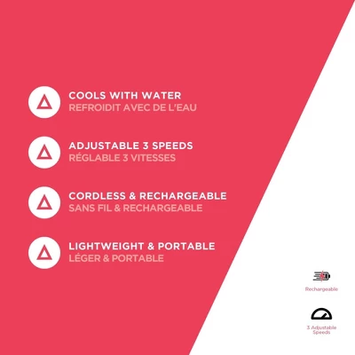 Frigidaire Small Portable Pocket Fan White 2 Frigidaire Small Portable Pocket Fan White - Image 2