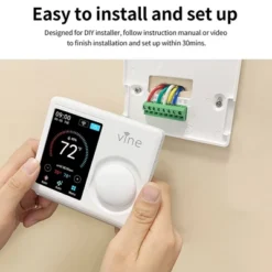 Vine TJ-610E Wi Fi 7 Day And 8 Period Programmable 5th Generation Smart Home Thermostat, Compatible With Amazon Alexa, Google Assistant, And Vine App 8 Vine TJ-610E Wi Fi 7 Day And 8 Period Programmable 5th Generation Smart Home Thermostat, Compatible With Amazon Alexa, Google Assistant, And Vine App -Lasko Sale Store GUEST 2d20a929 afdb 42b9 8805 495e086786a4