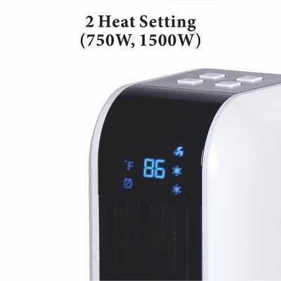 Optimus 17 In. Oscillating Tower Heater W/ Remote, Digital Temperature Readout & Setting 6 Optimus 17 In. Oscillating Tower Heater W/ Remote, Digital Temperature Readout & Setting - Image 6