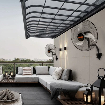 VEVOR Wall Mount Fan, 2 PCS 18 Inch Oscillating, 3-speed High Velocity Max. 4000 CFM Industrial Wall Fan For Indoor, Commercial, Residential 1 VEVOR Wall Mount Fan, 2 PCS 18 Inch Oscillating, 3-speed High Velocity Max. 4000 CFM Industrial Wall Fan For Indoor, Commercial, Residential