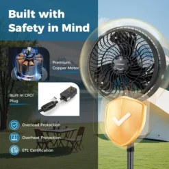 Costway 16" Oscillating Fan Misting Pedestal Fan With Hose Connector 3 Micro-Mist Levels Black 15 Costway 16" Oscillating Fan Misting Pedestal Fan With Hose Connector 3 Micro-Mist Levels Black -Lasko Sale Store GUEST 2ef5a1bd a246 4f78 80bb 9ea1b3eeec82