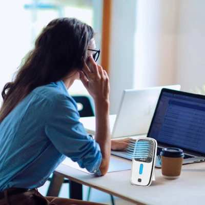 Frigidaire Small Portable Pocket Fan White 5 Frigidaire Small Portable Pocket Fan White - Image 5