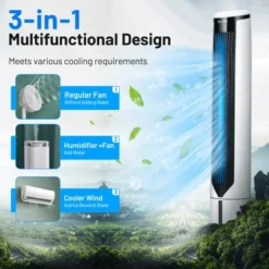 Tangkula 41" Tower Fan 3 In 1 Evaporative Air Cooler Humidifier W/ Remote Control 11 Tangkula 41" Tower Fan 3 In 1 Evaporative Air Cooler Humidifier W/ Remote Control -Lasko Sale Store GUEST 32c177e0 25d5 4410 9254 7d32d4f478f6