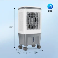ROVSUN 1400CFM Evaporative Air Cooler, 5.2 Gal Portable Swamp Cooler With Auto Oscillating, Remote -Lasko Sale Store GUEST 3334d365 8bf0 4770 a332 0c329eb0c06a