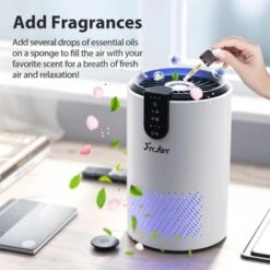 FreAire Air Purifiers For Home Covers Up To 1038 Ft²/h, HEPA Air Purifier, Air Purifier For Pets Dust Smoke Pollen Dander Smell White -Lasko Sale Store GUEST 3707a856 fd82 4763 babd 632e10cff882