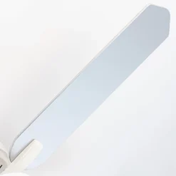 Parrot Uncle 48" Farmhouse White Wood Bread Flush Mount Ceiling Fan With Light And Remote -Lasko Sale Store GUEST 39406615 eb2b 4984 964d 60ca860f7548