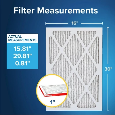 Filtrete 16x30x1 Allergen Defense Air Filter 1000 MPR: MERV 11, Electrostatic, Captures Dust & Pollen, 3-Month Use 5 Filtrete 16x30x1 Allergen Defense Air Filter 1000 MPR: MERV 11, Electrostatic, Captures Dust & Pollen, 3-Month Use - Image 5