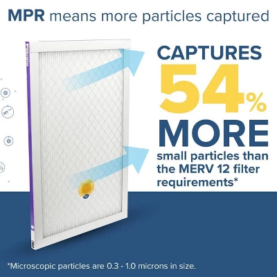 Filtrete 20''x30''x1'' Smart Air Filter Allergen Bacteria And Virus 1500 MPR: MERV 12 Electrostatic Furnace Filter 2 Filtrete 20''x30''x1'' Smart Air Filter Allergen Bacteria And Virus 1500 MPR: MERV 12 Electrostatic Furnace Filter - Image 2