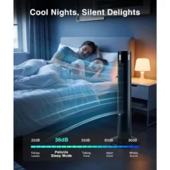 ZAFRO Tower Fan With 85° Oscillating Standing Bladeless Tower Fan With 24ft/s Velocity, 3 Modes, 3 Speeds, 12H Timer, 36 Inch (White) -Lasko Sale Store GUEST 3a9c57da 4e59 480d abce 2491a1610b32