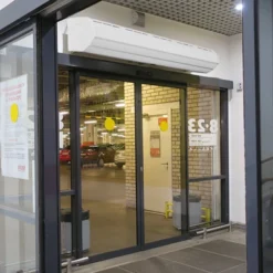 VEVOR 60" Commercial Indoor Air Curtain Super Power 2 Speeds 1500CFM, Wall Mounted Air Curtains For Doors, Indoor Over Door Fan, White