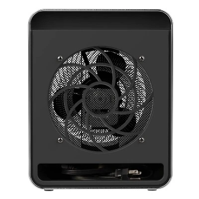 Vornado VMHi600 Heater: Portable Indoor Desk Heater, 1500W, Fan Driven, Digital Thermostat, Remote Control, Silver 3 Vornado VMHi600 Heater: Portable Indoor Desk Heater, 1500W, Fan Driven, Digital Thermostat, Remote Control, Silver - Image 3