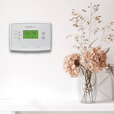 Honeywell Home 5-2 Day Programmable Low Volt Thermostat: White, Plastic, 1 Year Warranty, AA Battery Required 2 Honeywell Home 5-2 Day Programmable Low Volt Thermostat: White, Plastic, 1 Year Warranty, AA Battery Required - Image 2