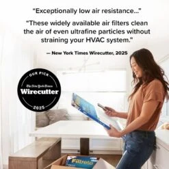Filtrete 14''x25''x1'' Premium Allergen Bacteria And Virus Air Filter 1900 MPR: MERV 13 Electrostatic For Home Furnaces