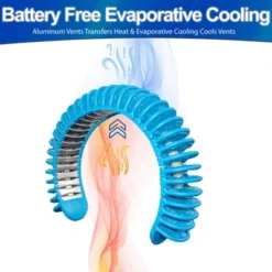 5 Star Super Deals Cooling Neck Band - Personal Portable Air Conditioner Evaporative Wrap With Cooling Aluminum Vents