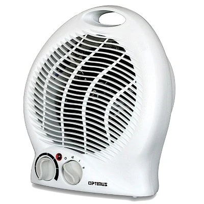 Optimus 1,500-Watt-Max Portable Fan Heater With Thermostat, H-1322 In White 1 Optimus 1,500-Watt-Max Portable Fan Heater With Thermostat, H-1322 In White