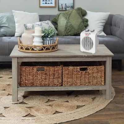 Comfort Glow® EFH1518 1,500-Watt-Max Portable Electric Fan Heater With Thermostat, White 4 Comfort Glow® EFH1518 1,500-Watt-Max Portable Electric Fan Heater With Thermostat, White - Image 4