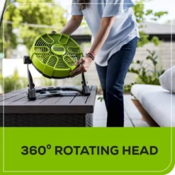 Greenworks POWERALL 24V 10" Cordless Hybrid Utility Fan Kit: Portable 5-Speed Adjustable Tilt Head, Battery & Charger -Lasko Sale Store GUEST 4b4ebfd3 2308 4017 a931 28ffc75148ca