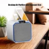 Costway Desktop HEPA Air Purifier Home Air Cleaner W/ 2-in-1 Composite HEPA Filter