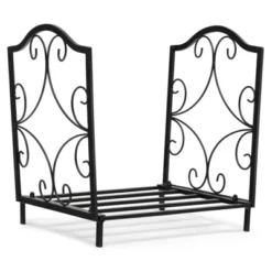 Tangkula Fireplace Firewood Rack, Heavy Duty Small Firewood Holder For Fireplace, 132 Lbs Load Capacity, Decorative Log Rack Wood Holder -Lasko Sale Store GUEST 57651ac3 48f6 4bce 9933 21f66209af02