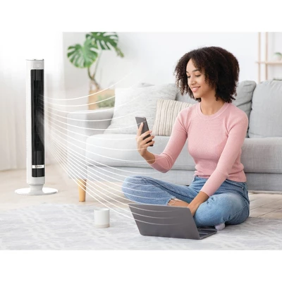 Lasko 40" 12H Timer Remote Control Oscillating Tower Fan 13 Lasko 40" 12H Timer Remote Control Oscillating Tower Fan - Image 13