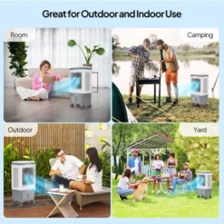 ROVSUN 1400CFM Evaporative Air Cooler, 5.2 Gal Portable Swamp Cooler With Auto Oscillating, Remote -Lasko Sale Store GUEST 5ca8c5f6 f06b 428d 80f0 5b3e1c4f717e