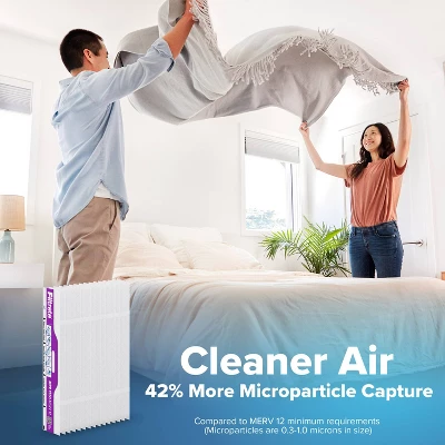 Filtrete 16"25"x4" MPR 1550 Merv 12 Refillable Air Filter Kit 1 Frame And 2 Filters 1 Filtrete 16"25"x4" MPR 1550 Merv 12 Refillable Air Filter Kit 1 Frame And 2 Filters