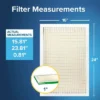 Filtrete 16"x 24"x 1" MPR 700 Dust Pollen And Pet Dander Electrostatic Air Filter: MERV 8 Furnace Filter, Lasts 3 Months