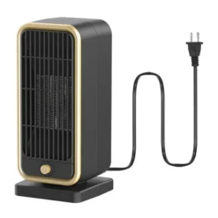 IMountek "500W Portable Electric Space Heater - PTC Ceramic Heating With Overheating & Tip-Over Protection, 3S Heat!" Black